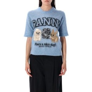 Ganni Animals Ss Jumper - NWT